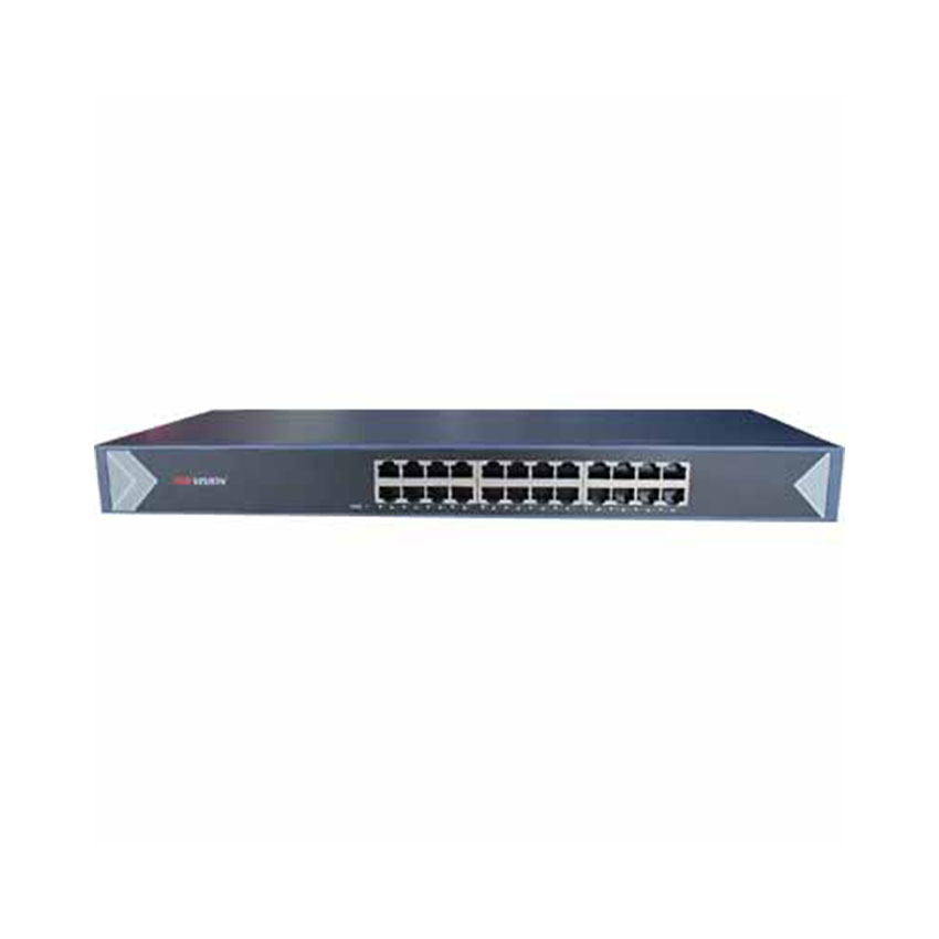 Switch mạng 24 cổng 10/100/1000Mbps tự tương thích , 02 Cổng uplink 10/100/1000M : Cổng 23, 24 , Layer 2 DS-3E0524-E(B)